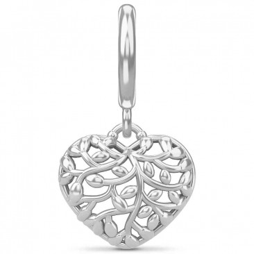 Charm argent Endless Twisted Heart Love - 43443